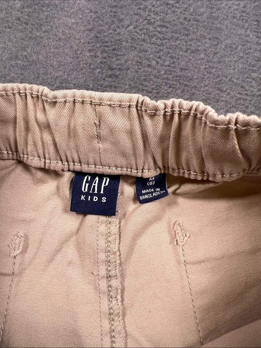 GAP Men’s Light Tan Drawstring Chino Joggers